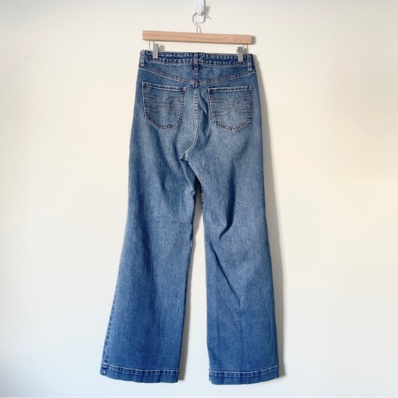 SAM EDELMAN Codie Jean 29 Blue High Rise Wide Leg 70’s Retro Style Hippy Flare - Picture 5 of 14